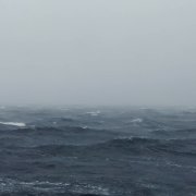 Waves in a stormy sea